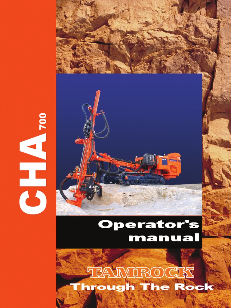 CHA 700 Drilling Rig Operator Manual | PDF | Drilling Rig | Pump