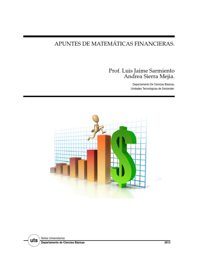 Apuntes de Matemáticas Financieras | PDF | Finanzas Matemáticas | Interés
