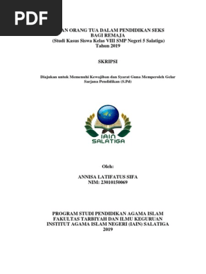 Skripsi Pendidikan Seks Pdf