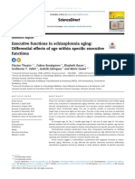 Executive Functions in Schizophrenia Aging. Differential Effects of Age Within Specific Executive Functions PDF