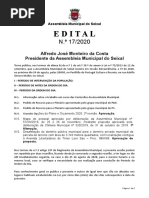Ordem de Trabalhos e documentação - 3ª Sessão Extraordinária de 2020 (24/08/2020) - Assembleia Municipal do Seixal 