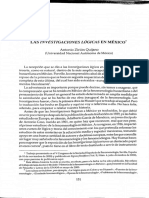 Las Investigaciones Lógicas en México Zirión