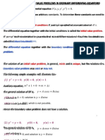 Initial Conditions Initial Value Problem: Boundary Conditions. Differential Equation Boundary Conditions