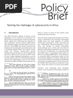 Tackling The Challenges of Cybersecurity in Africa: NTIS/002/2014