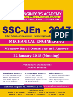 SSC - JEn - 22 Jan 2018 - (Mechanical - Morning)