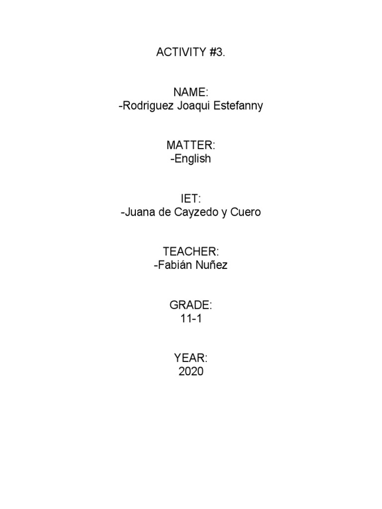 Activity 3 Ingles | PDF | Publicidad | Marketing