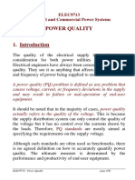 Power Quality in Industrial Commercial Power Systems