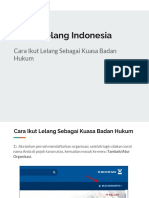 Cara Ikut Lelang Sebagai Kuasa Badan Hukum PDF