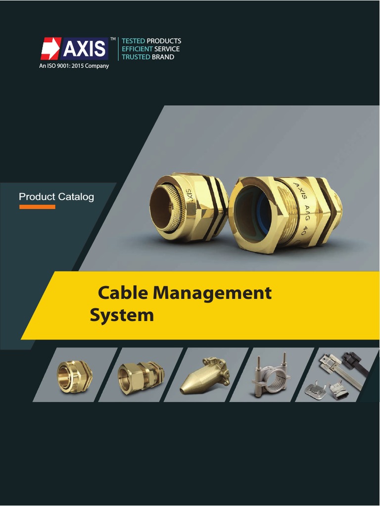 Axis Cable Gland Product Catalog | PDF | Building Materials | Building ...
