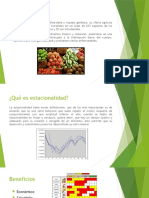 Estacionalidad de Las Frutas y Hortalizas