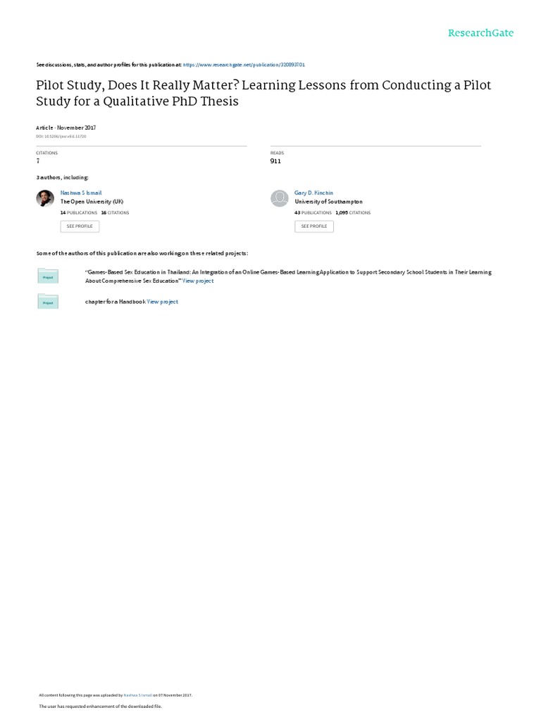 QUALITATIVE PILOT STUDY visual data 2