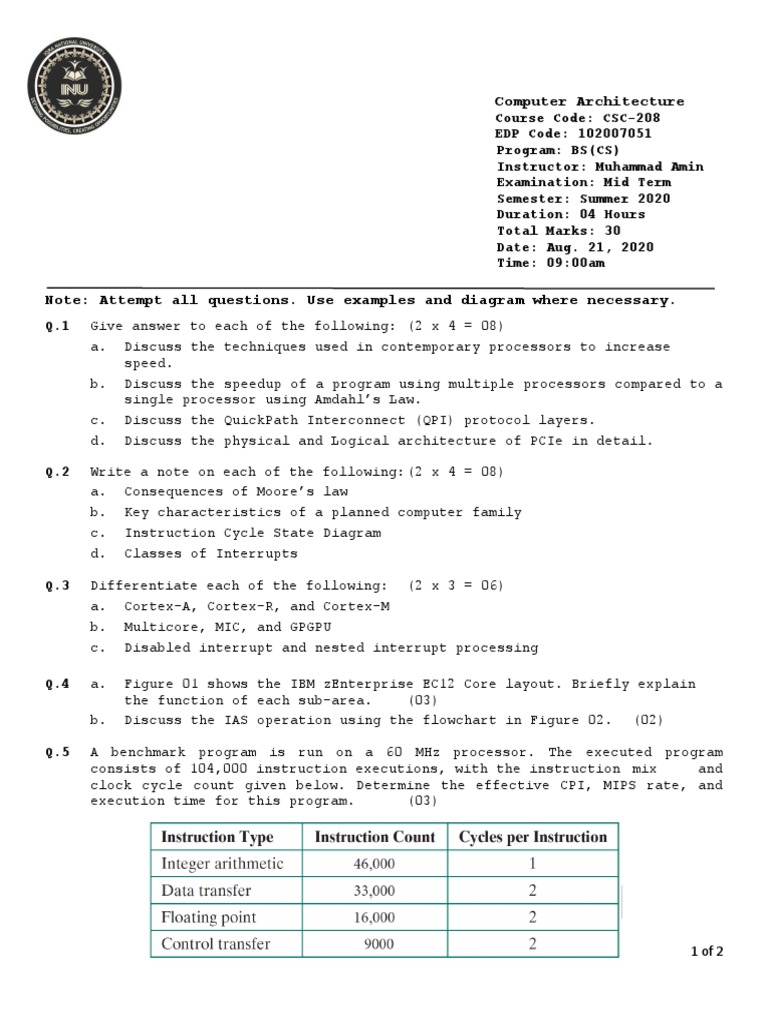 Computer Architecture | PDF
