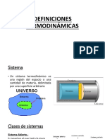 Definiciones Termodinámicas PDF