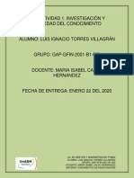 U1. Actividad 1. Investigación y Sociedad Del Conocimiento PDF