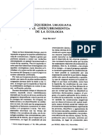 BARREIRO, Jorge (1995-09) ''La Izquierda Uruguayana y El 'Descubrimiento de La Ecología'''. (Ecologia Politica 9)