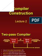 Compiler Construction - Lecture 02