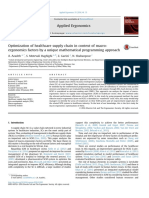 Optimization of Healthcare Supply Chain in Context of Macro-Ergonomics Factors by A Unique Mathematical Programming Approach PDF