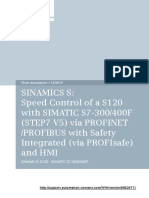 Sinamics s120 at s7-300400f Short-Doku v1d1 en PDF