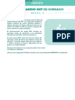 PDF FUERTAFIT - CARDIO HIIT GYM Nivel 5