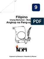 Fil9 q1 Mod7 Angkop-Na-Pang-Ugnay Version3