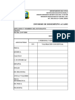 Boletin Secundaria