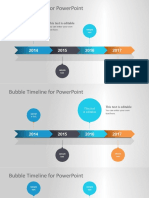Bubble Timeline For Powerpoint: This Text Is Editable