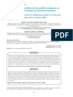 Dialnet LaParticipacionPoliticaDeLosPueblosIndigenasEnVene 6230693 PDF