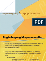 Pagbabagong Morpoponemiko