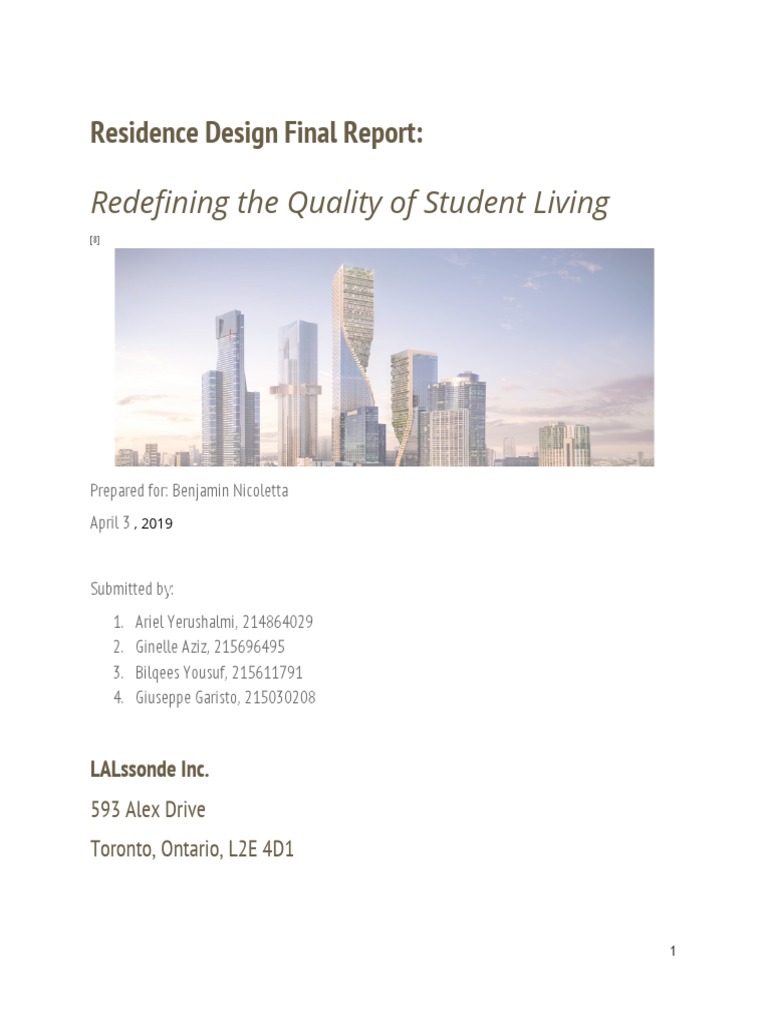 Residence Report | PDF | Room | Stairs