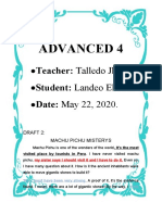 Advanced 4: Teacher: Talledo Jhon. Student: Landeo Eliana. Date: May 22, 2020