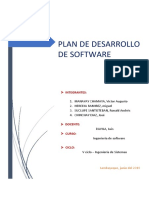 Plan de Desarrollo de Software, Introduccion