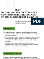 Trabajo 7 Bioseguridad Contaminantes Biológicos SAAVEDRA QUINTANA DANIEL ANTONIO