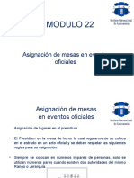 5 Asignación de Mesas en Eventos Oficiales