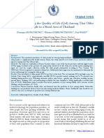 Factors Influencing The Quality of Life (Qol) Among Thai Older People in A Rural Area of Thailand