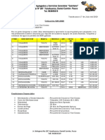 Cotización Consorcio Vial Comas Equipos 024-2020 Quintana