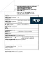 Penilaian Pengetahuan: Y Unit Code Instrument and Test Equipment Setup and Handling