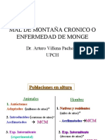 Mal de Montaña Cronico O Enfermedad de Monge: Dr. Arturo Villena Pacheco Upch