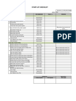 SLK-KTG1-OPR-CL-TBN-006 Vacuum System Check List