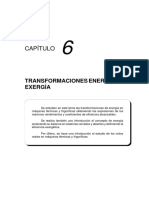 Transformaciones energéticas. Exergía y eficiencia máxima