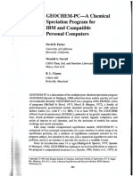 Parkeretal 1995 Geochem PC AChemicalSpeciationProgramforIBMandCompatiblePersonalComputers ASABook