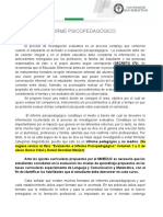Formato Informe - Psicopedagógico-Pedi Advance