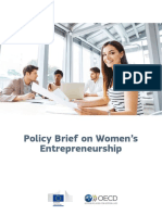 Policy Brief On Women S Entrepreneurship PDF