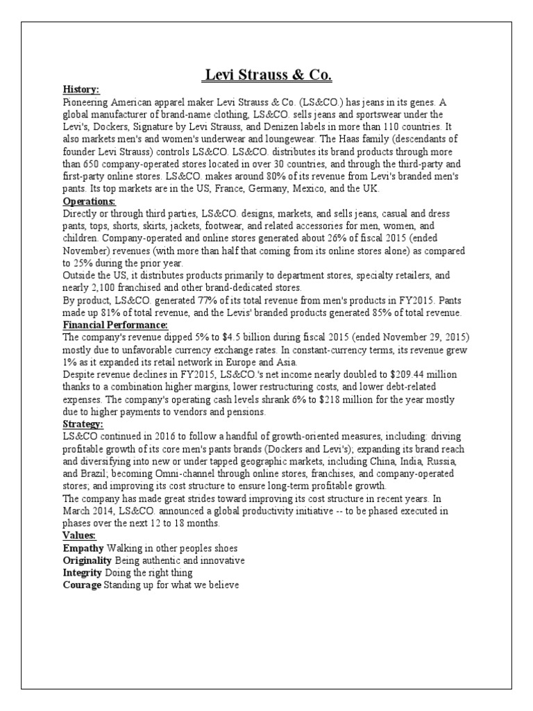 Image Result For Levi Strauss Co History Jeans Products Facts