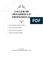 Taller de Desarrollo Profesional Ica 2.30 4.00 Evaluacion Continua 1