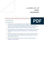 Oral Histology H.W. BONE CELLS