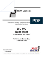 35D MQ Quad Mast: Arts Manual