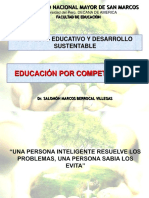 Cuarta semana dos. Educación por comptencias