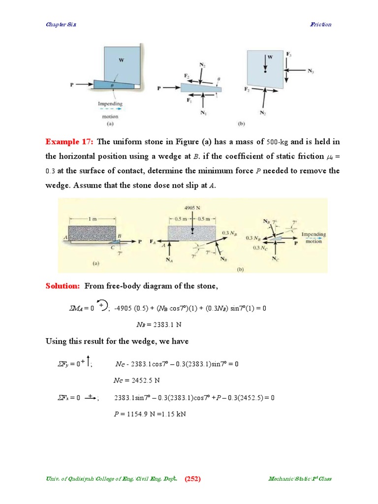 Friction in Mechanical Systems | PDF | Kinematics | Rotation Around A ...