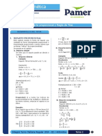 Aritmética - 2 - Reparto Proporcional y Regla de Tres PDF