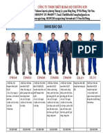 Trường Sơn - báo giá quần áo bảo hộ